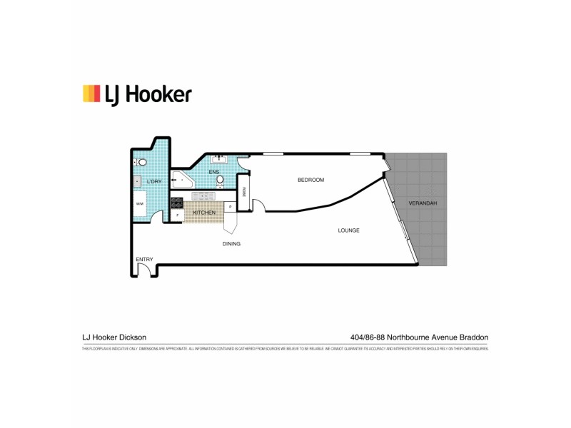 404/86-88 Northbourne Avenue, Braddon ACT 2612 Floorplan