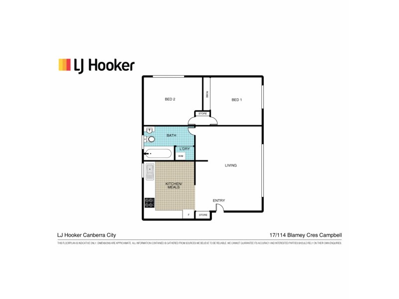 17/114 Blamey Crescent, Campbell ACT 2612 Floorplan