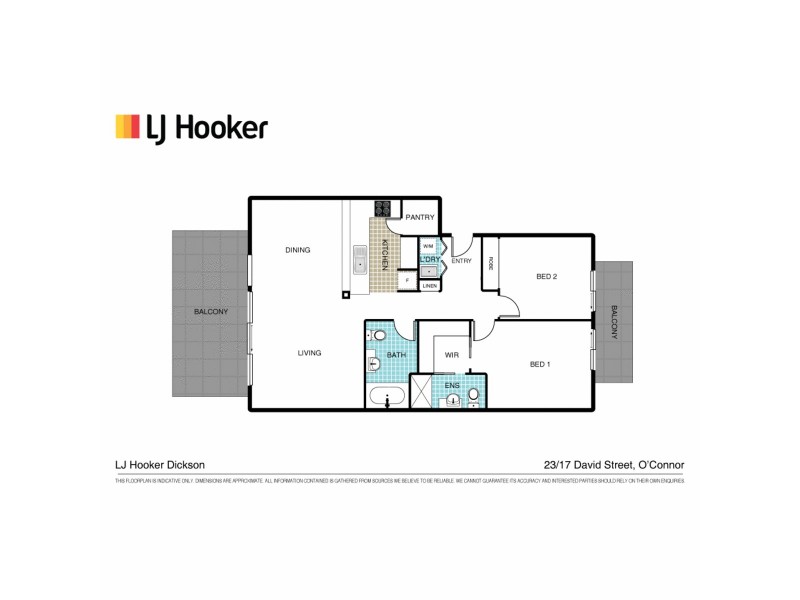 23/17 David Street, O’connor ACT 2602 Floorplan