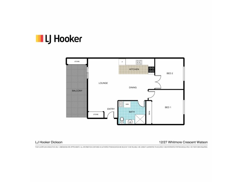 12/27 Whitmore Crescent, Watson ACT 2602 Floorplan