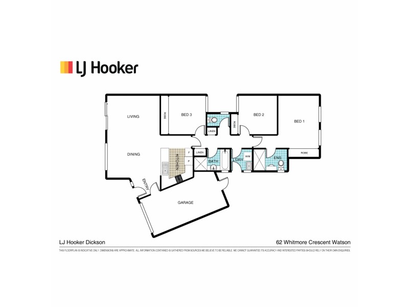 62 Whitmore Crescent, Watson ACT 2602 Floorplan