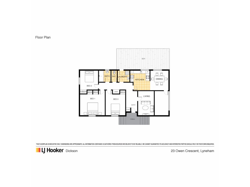 23 Owen Crescent, Lyneham ACT 2602 Floorplan