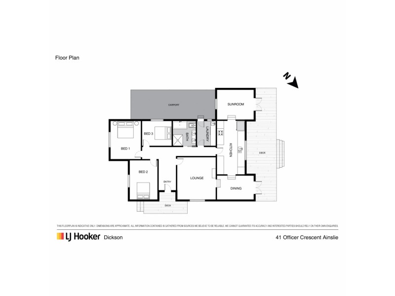 41 Officer Crescent, Ainslie ACT 2602 Floorplan