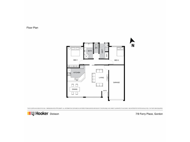 7/9 Ferry Place, Gordon ACT 2906 Floorplan