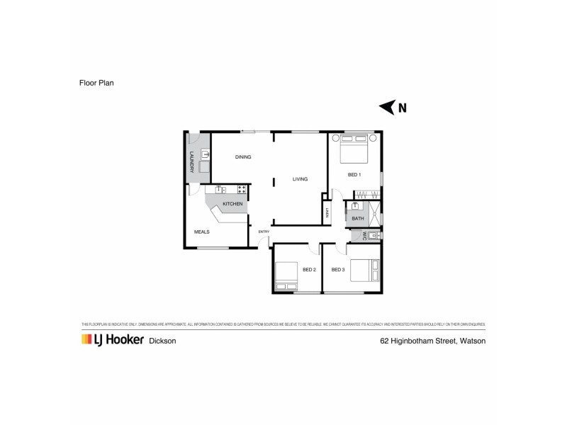 62 Higinbotham Street, Watson ACT 2602 Floorplan