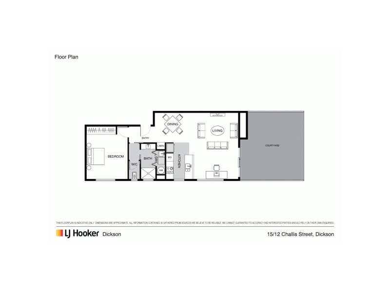 15/12 Challis Street, Dickson ACT 2602 Floorplan