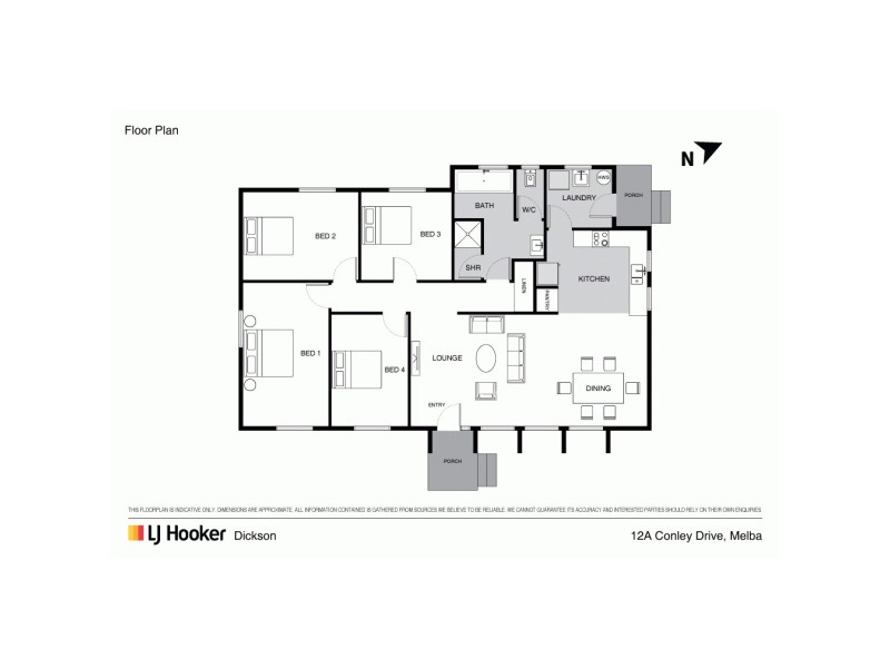 12A Conley Drive, Melba ACT 2615 Floorplan