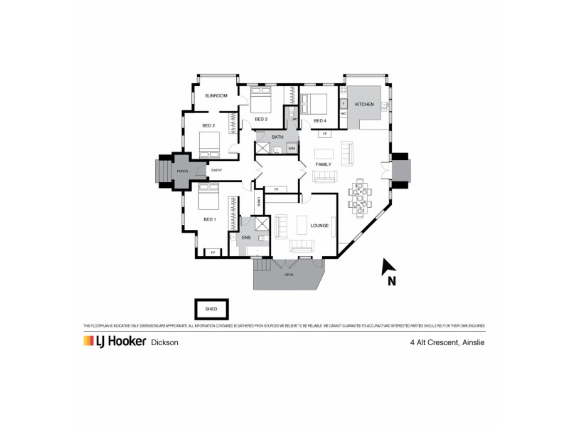 4 Alt Crescent, Ainslie ACT 2602 Floorplan