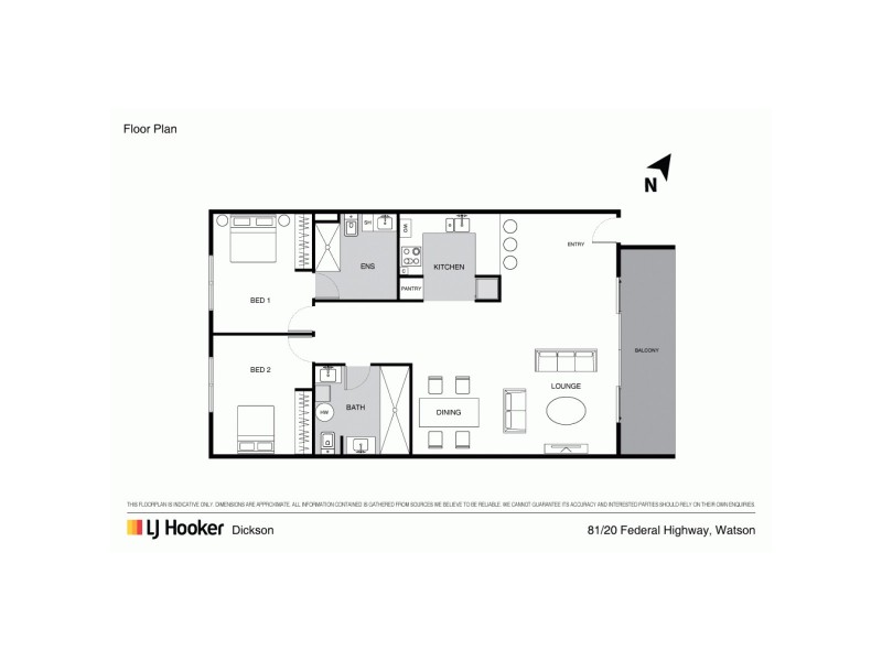 81/20 Federal Highway, Watson ACT 2602 Floorplan