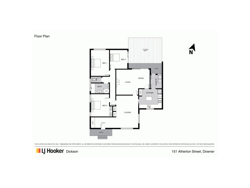 151 Atherton Street, Downer ACT 2602 Floorplan