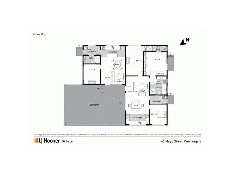 45 Mayo Street, Weetangera ACT 2614 Floorplan