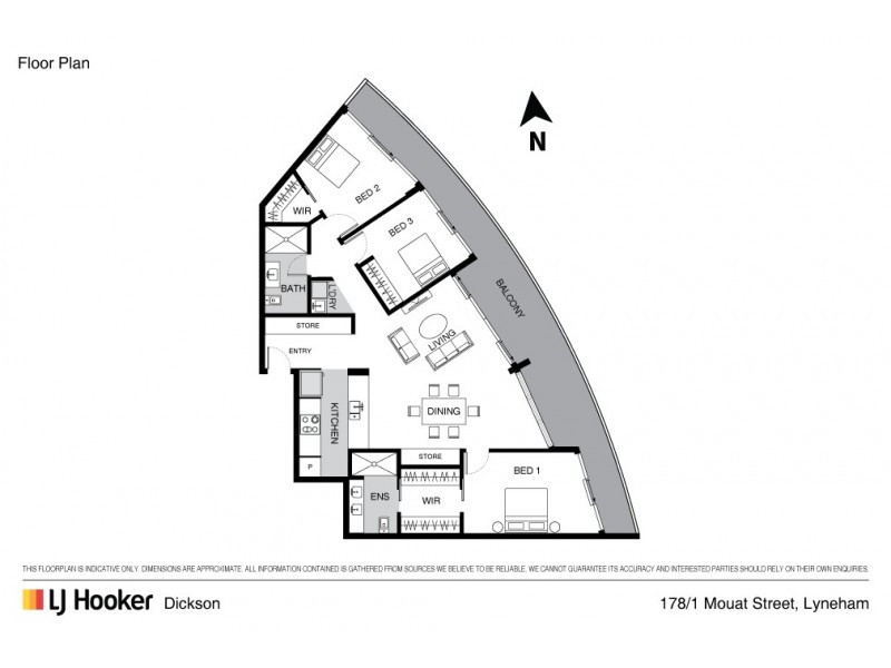 178/1 Mouat Street, Lyneham ACT 2602 Floorplan
