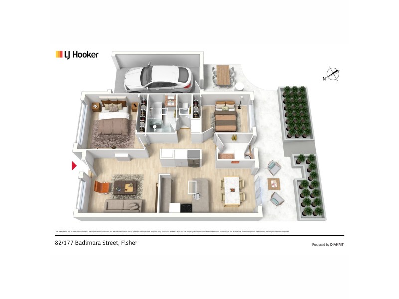 82/177 Badimara Street, Fisher ACT 2611 Floorplan