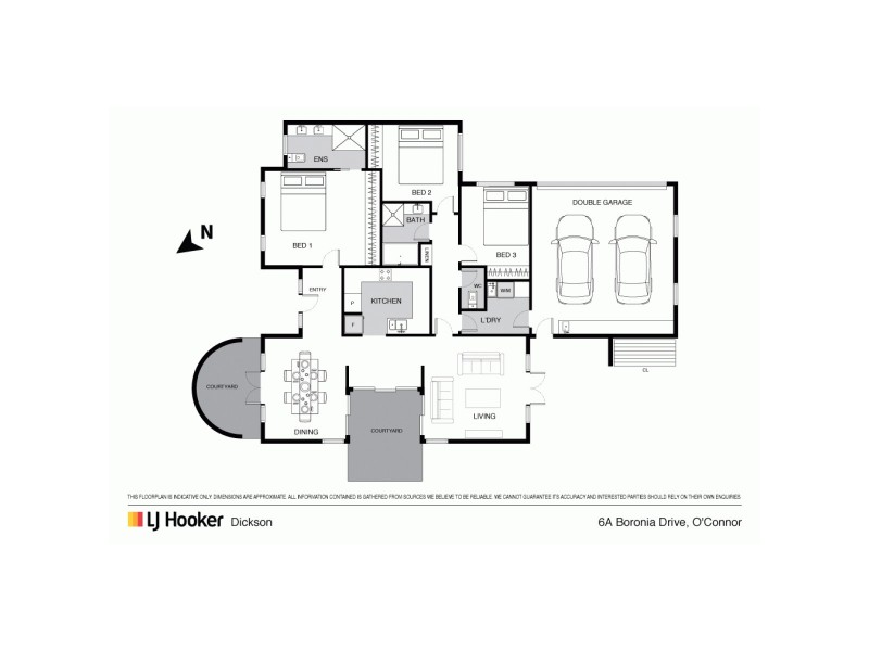 6a Boronia Drive, O’connor ACT 2602 Floorplan