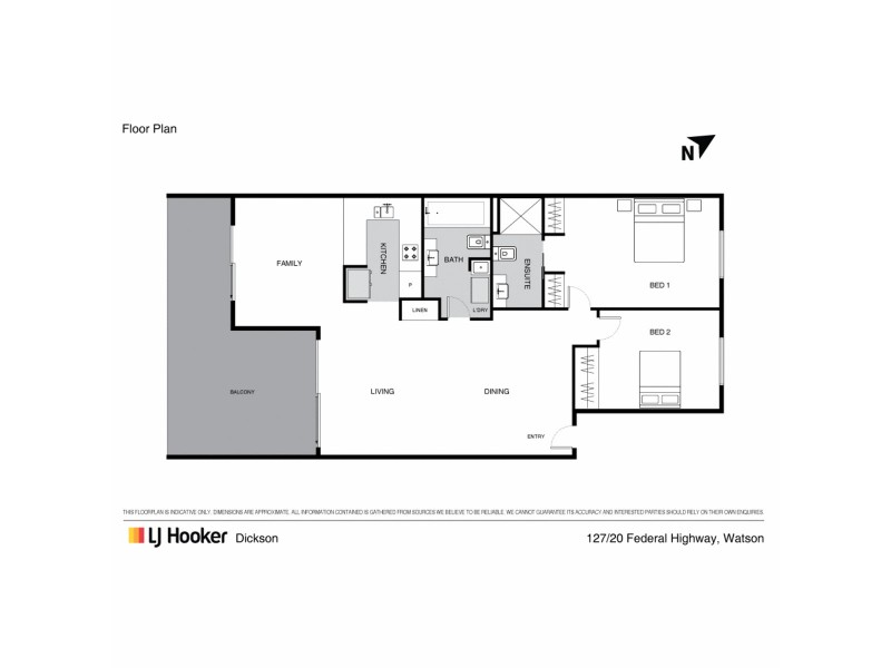 127/20 Federal Highway, Watson ACT 2602 Floorplan