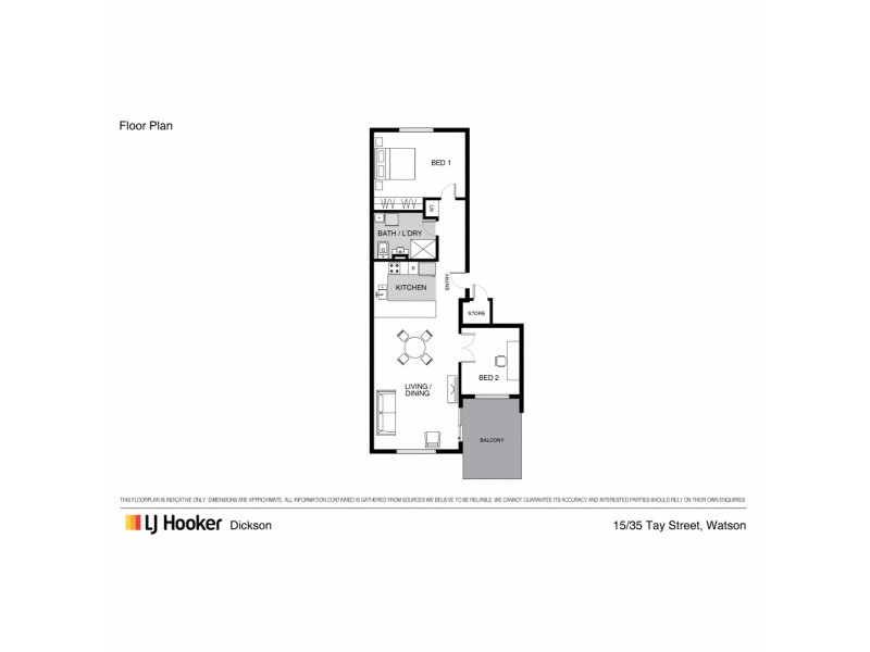 15/35 Tay Street, Watson ACT 2602 Floorplan
