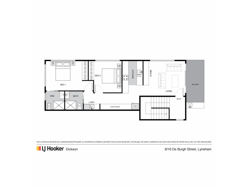 8/16 De Burgh Street, Lyneham ACT 2602 Floorplan