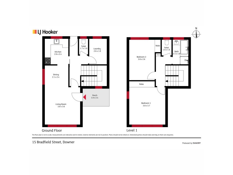 15 Bradfield Street, Downer ACT 2602 Floorplan