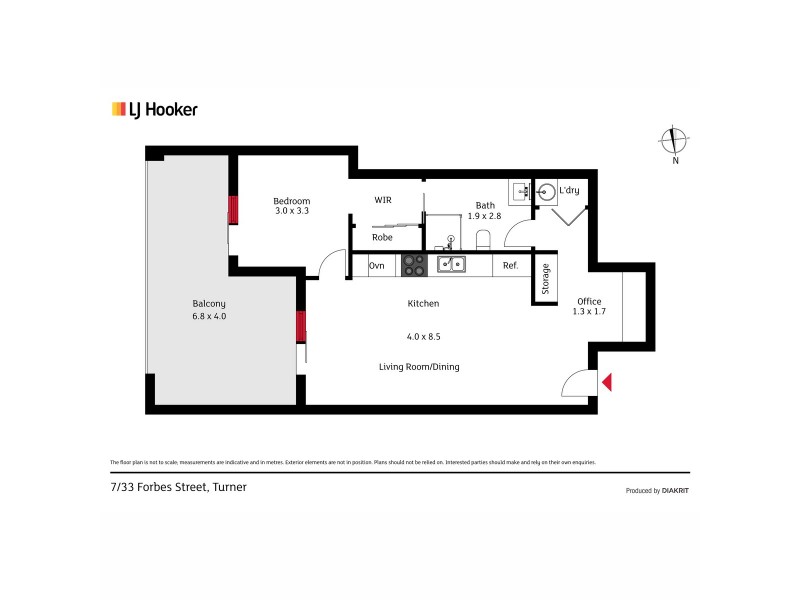 7/33 Forbes Street, Turner ACT 2612 Floorplan