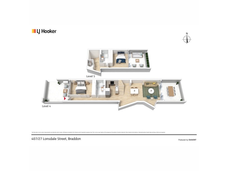407/27 Lonsdale Street, Braddon ACT 2612 Floorplan
