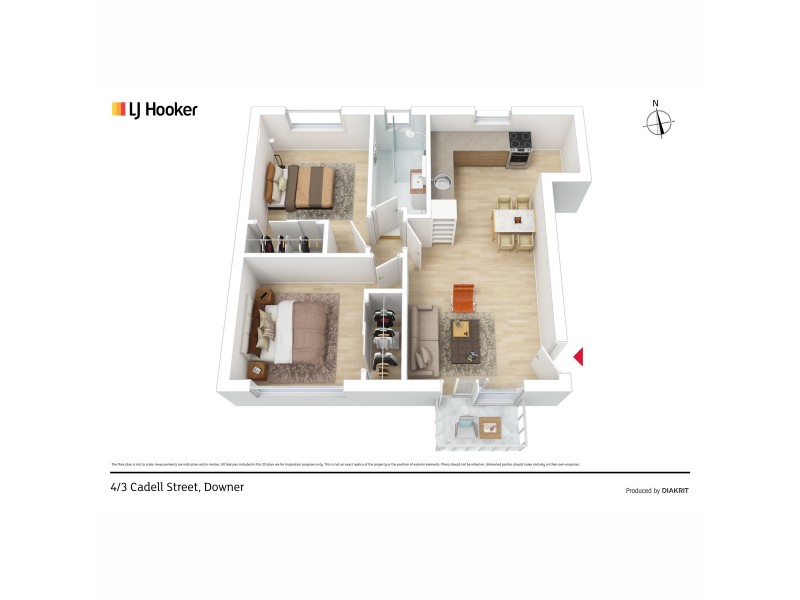 4/3 Cadell Street, Downer ACT 2602 Floorplan