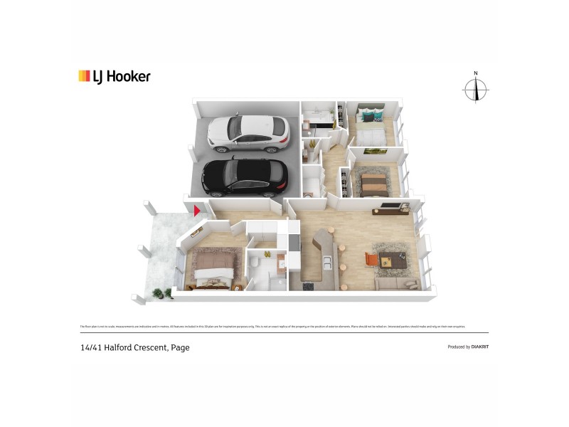 14/41 Halford Crescent, Page ACT 2614 Floorplan
