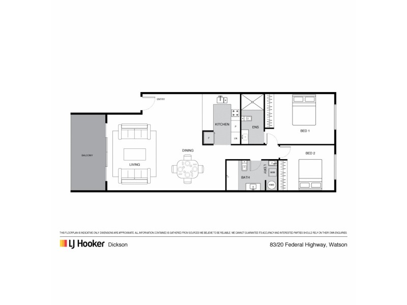 83/20 Federal Highway, Watson ACT 2602 Floorplan