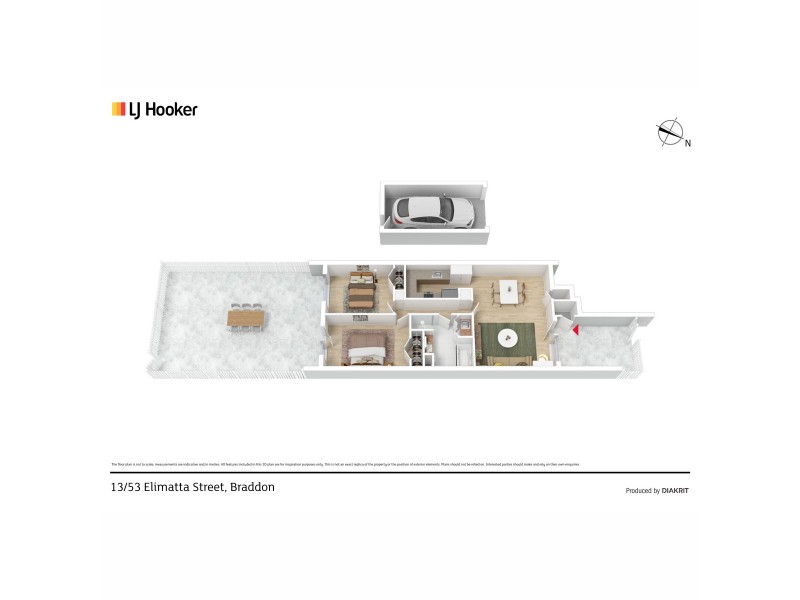 13/53 Elimatta Street, Braddon ACT 2612 Floorplan
