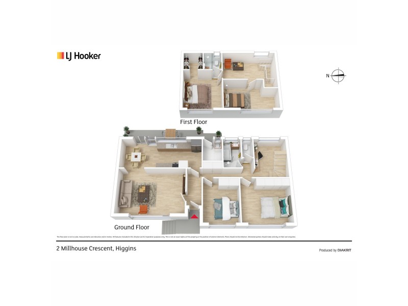 2 Millhouse Crescent, Higgins ACT 2615 Floorplan