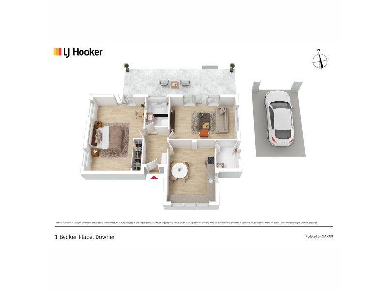 1 Becker Place, Downer ACT 2602 Floorplan