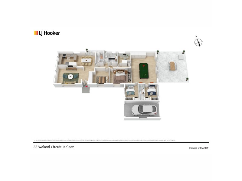 28 Wakool Circuit, Kaleen ACT 2617 Floorplan