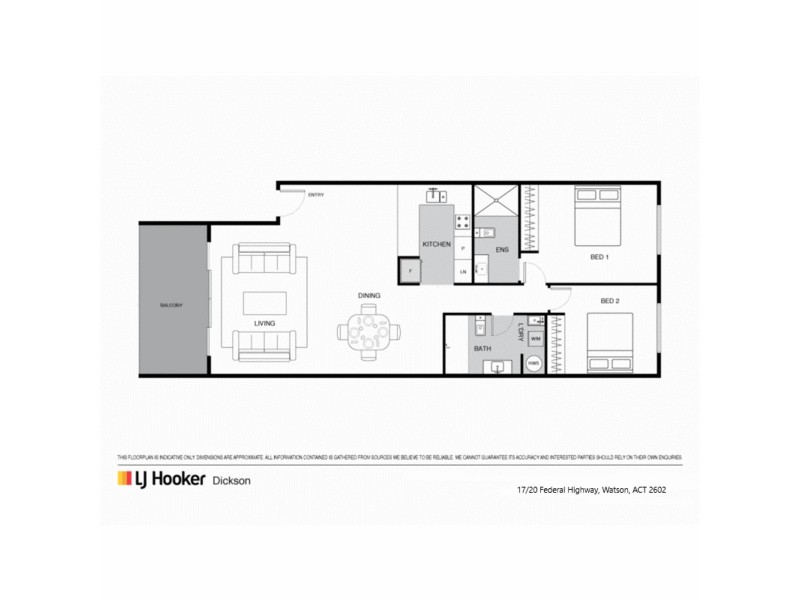 17/20 Federal Highway, Watson ACT 2602 Floorplan