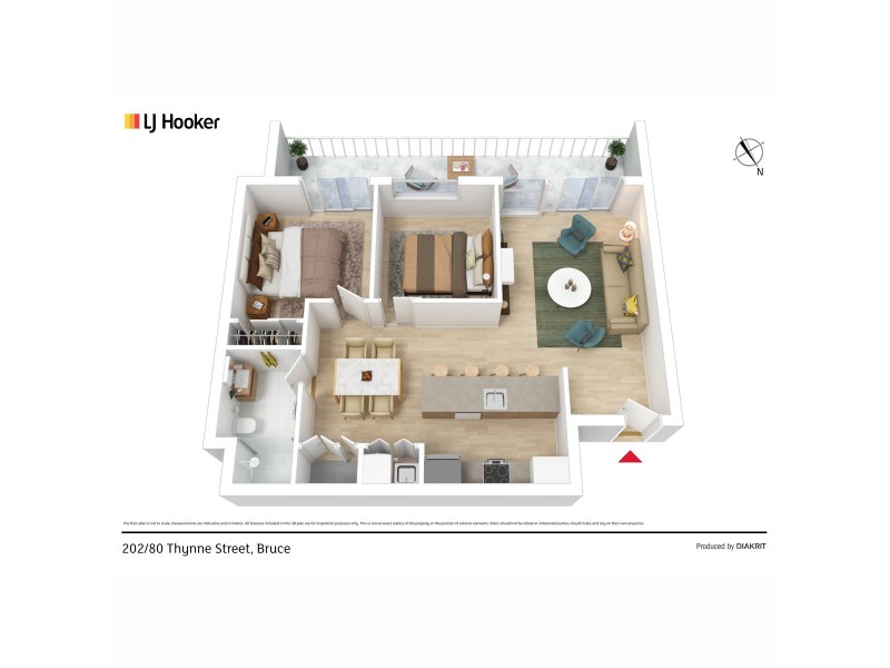 202/80 Thynne Street, Bruce ACT 2617 Floorplan