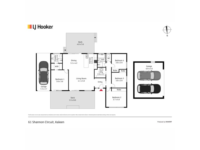 61 Shannon Circuit, Kaleen ACT 2617 Floorplan