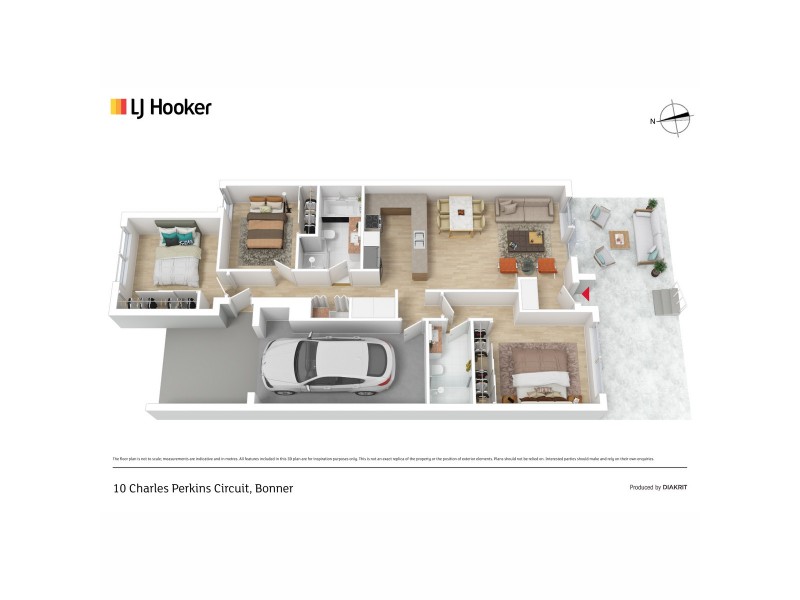 21/10 Charles Perkins Circuit, Bonner ACT 2914 Floorplan