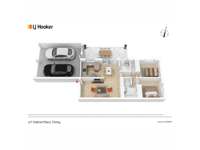 4/7 Gabriel Place, Florey ACT 2615 Floorplan