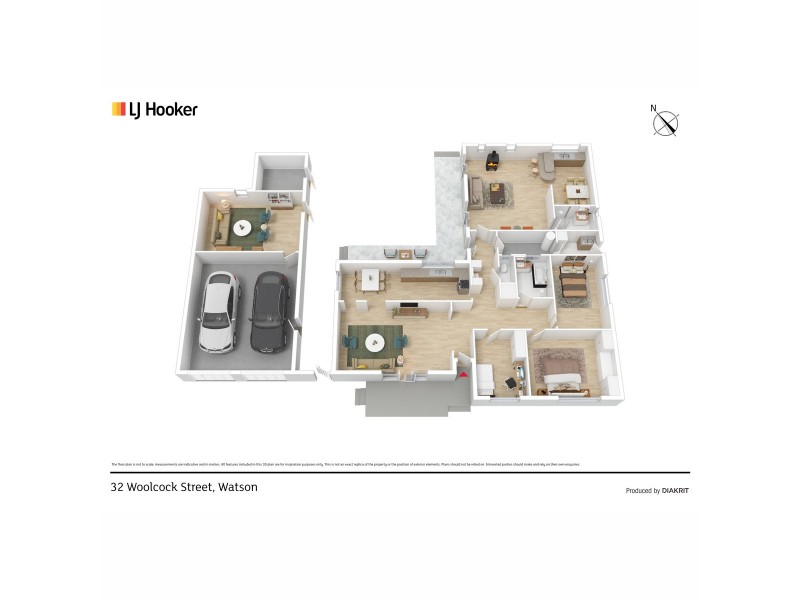 32 Woolcock Street, Watson ACT 2602 Floorplan