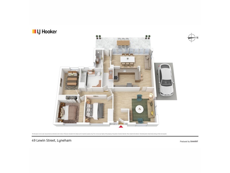 49 Lewin Street, Lyneham ACT 2602 Floorplan