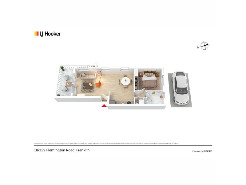 18/329 Flemington Road, Franklin ACT 2913 Floorplan