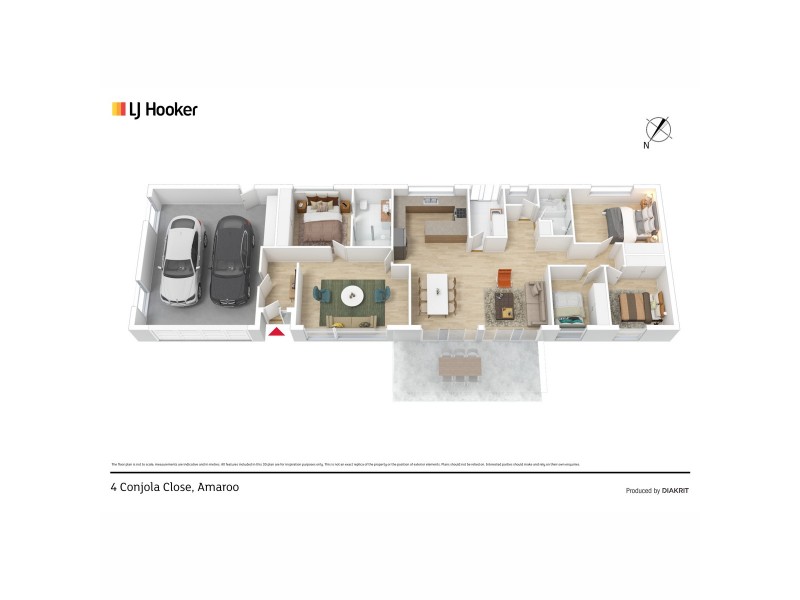 4 Conjola Close, Amaroo ACT 2914 Floorplan