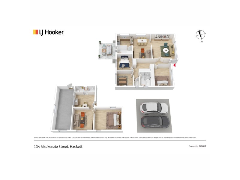 134 Mackenzie Street, Hackett ACT 2602 Floorplan