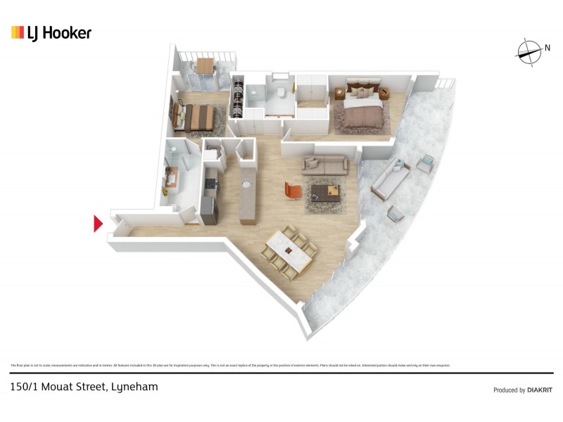 150/1 Mouat Street, Lyneham ACT 2602 Floorplan