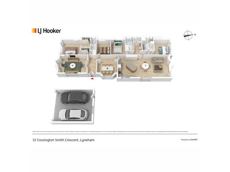 32 Cossington Smith Crescent, Lyneham ACT 2602 Floorplan