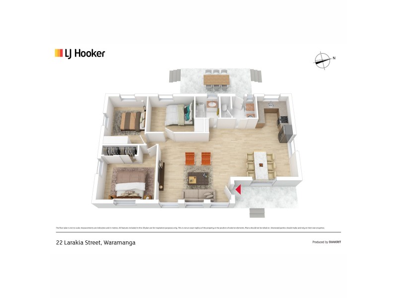22 Larakia Street, Waramanga ACT 2611 Floorplan