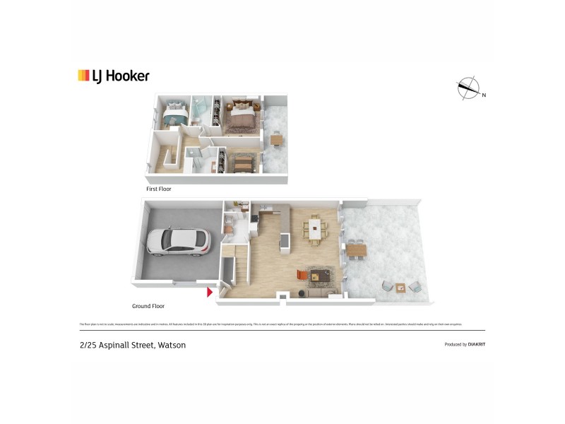 2/25 Aspinall Street, Watson ACT 2602 Floorplan