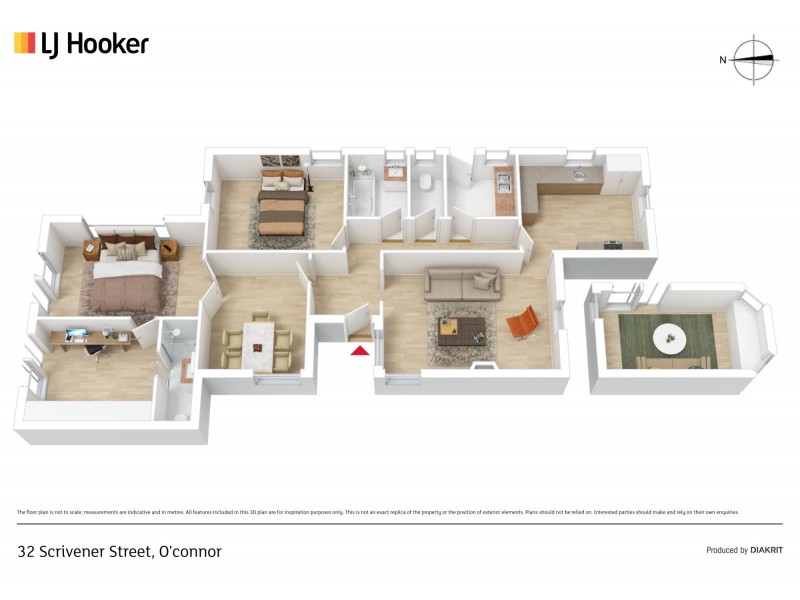 32 Scrivener Street, O’connor ACT 2602 Floorplan