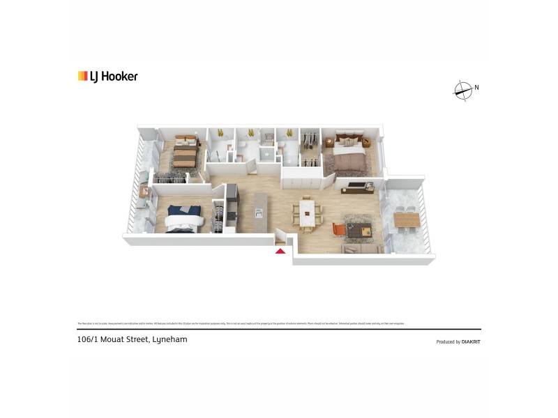 106/1 Mouat Street, Lyneham ACT 2602 Floorplan