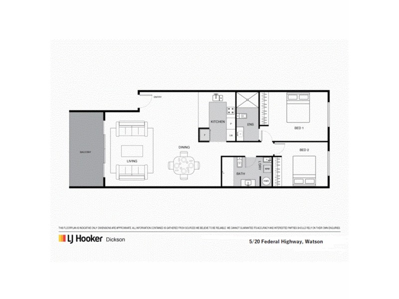 5/20 Federal Highway, Watson ACT 2602 Floorplan