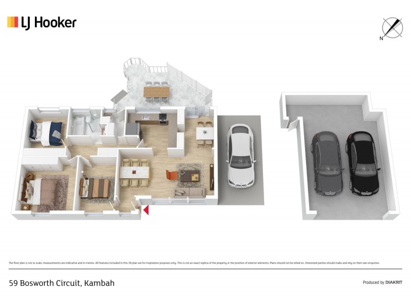 59 Bosworth, Circuit, Kambah ACT 2902 Floorplan