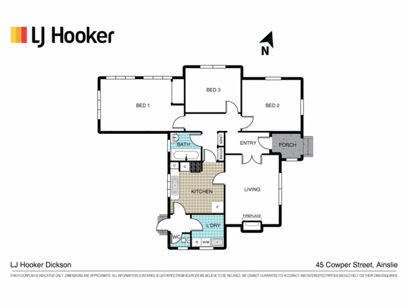 45 Cowper Street, Ainslie ACT 2602 Floorplan
